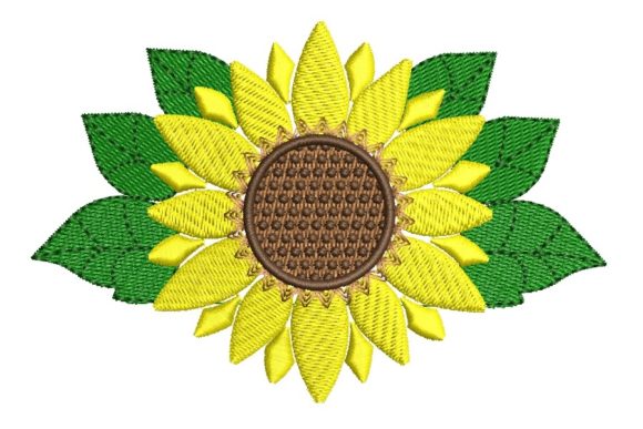 Sunflower 190 Embroidery Design