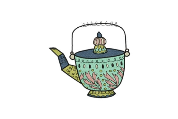 Vintage Pot Embroidery Design