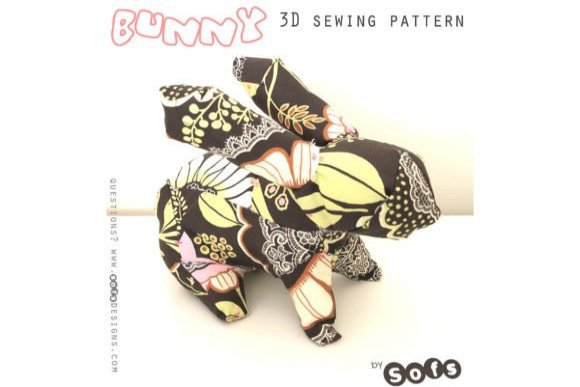 Bunny Sewing Pattern by Numbers