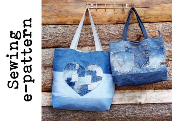 Tote Bag with Closure Pattern