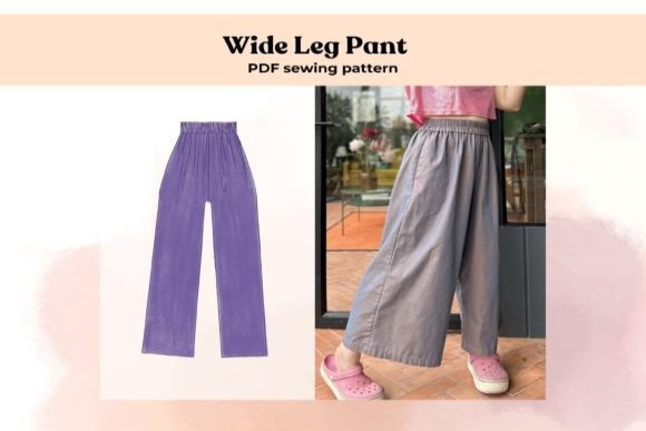 Wide Leg Pants Sewing Pattern