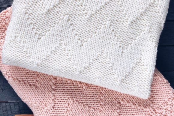 Chevron Baby Blanket Knitting Pattern