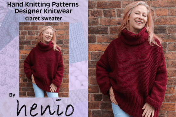 Claret Sweater Knitting Pattern