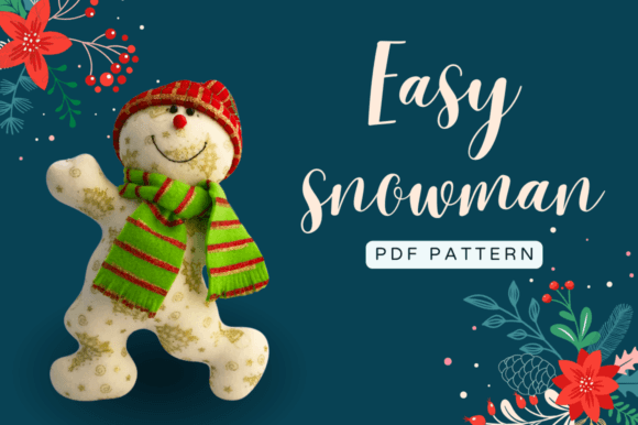 Easy Snowman Sewing Pattern