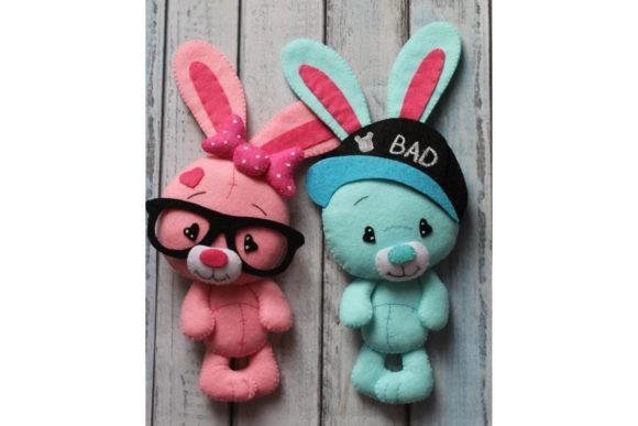 Felt Bunny Sewing Pattern