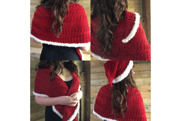Festive Holiday Shawl Comfort and Joy Knitting Pattern