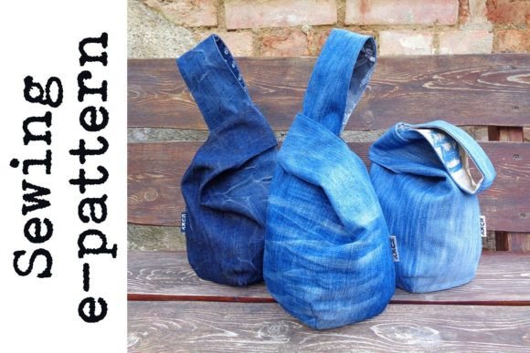 Japanese Knot Bag Sewing Pattern