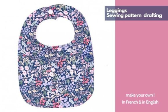 Press Stud Baby Bib Sewing Pattern