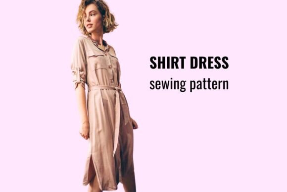 Shirt Dress Sewing Pattern PDF