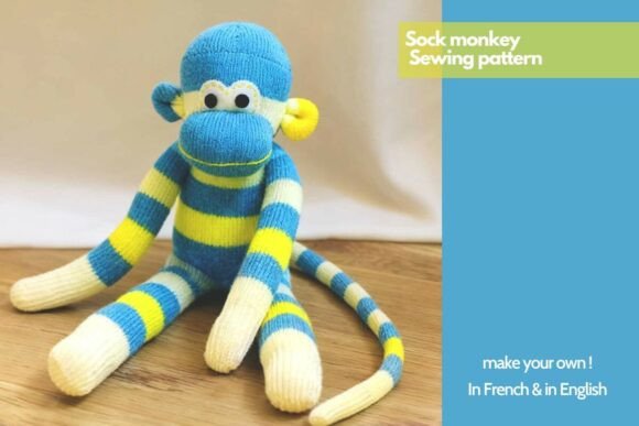 Sock Monkey Sewing Pattern DIY