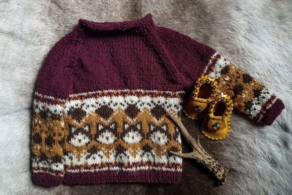 Waheca Baby Sweater Knitting Pattern