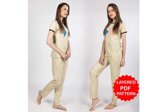 Women's Pajama Set PDF Sewing Pattern