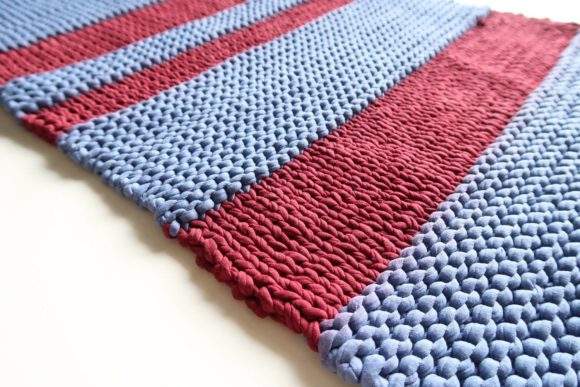 Chunky Knit Rug Bath Mat