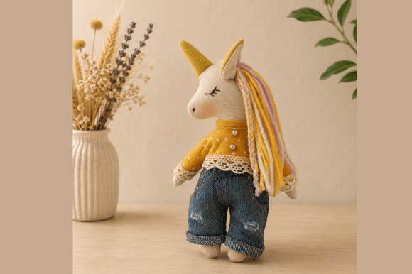 Cozy Unicorn Sewing Pattern PDF