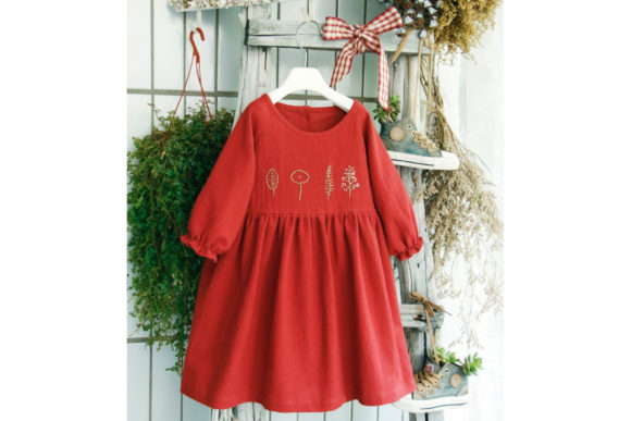 Embroidered Baby Girl Dress Pattern