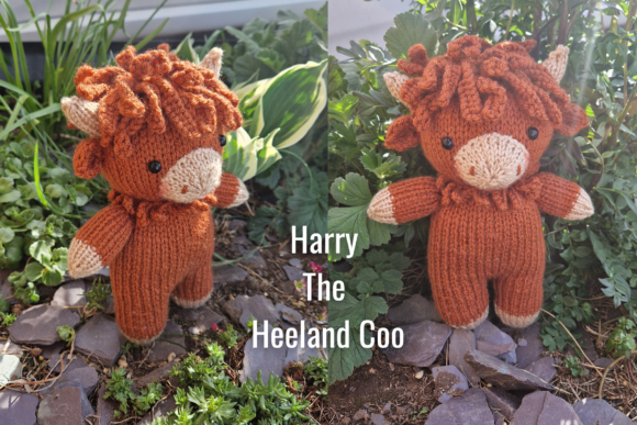 Harry the Heeland Coo Knitting Pattern