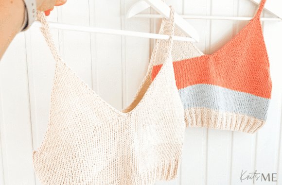 Knitting Pattern Basic Crop Top