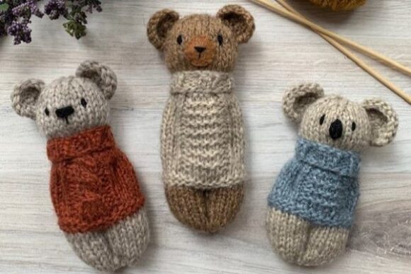 Pocket Bear Buddies Knitting Pattern
