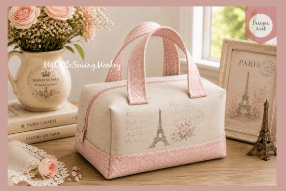 Mini Duffel Bag Sewing Pattern, 2 Sizes