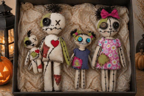 Voodoo Family Doll Sewing Pattern