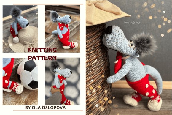 Wolf Knitting Pattern