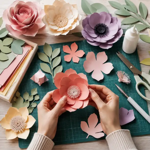 10 Beautiful 3D Paper Flower SVG Projects