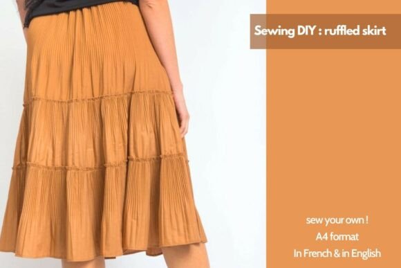DIY Ruffled Skirt Sewing Pattern